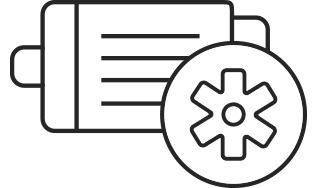 Großkomponenten und Elektromotoren